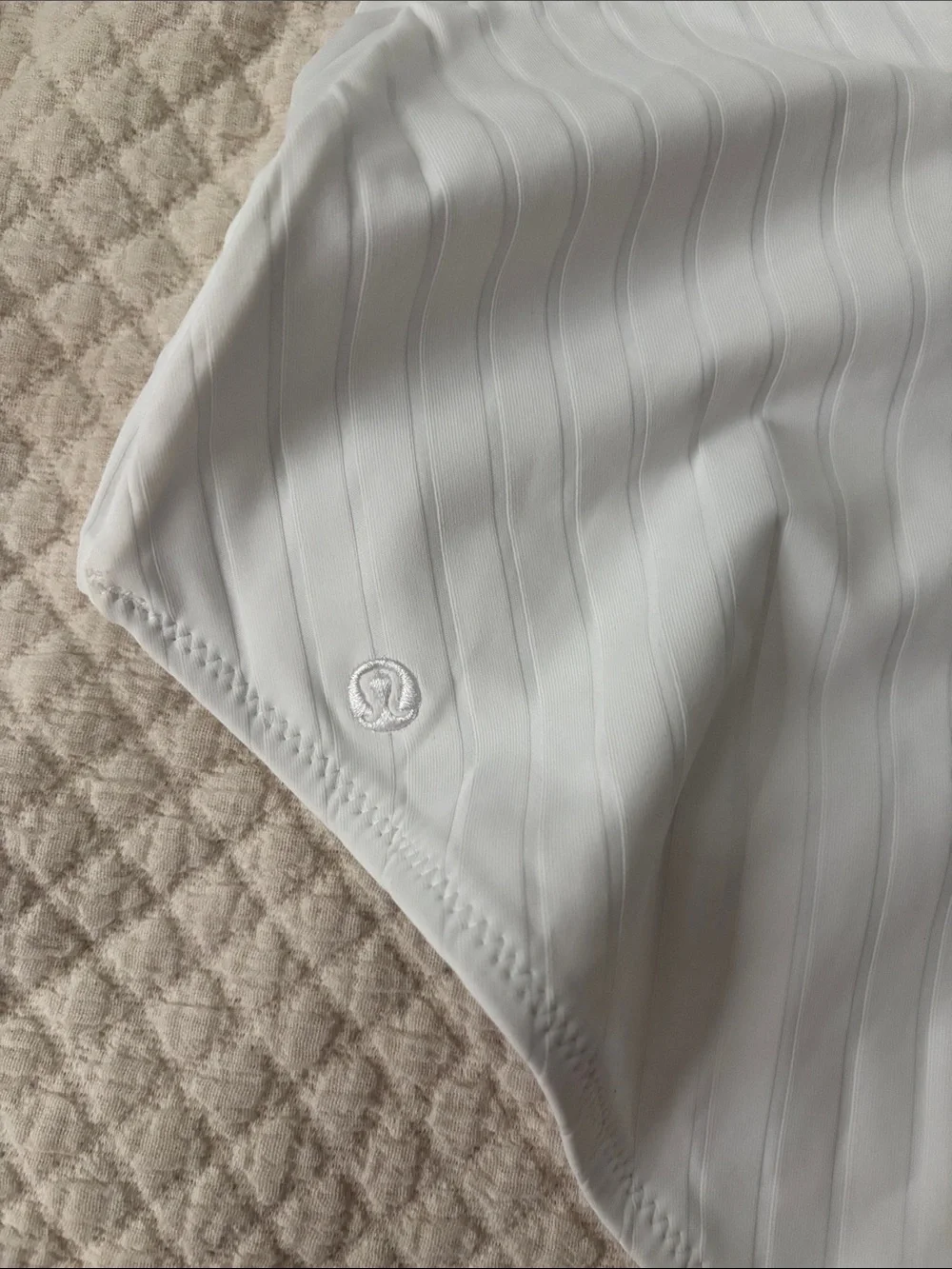 lululemon athletica White Ribbed One-Piece